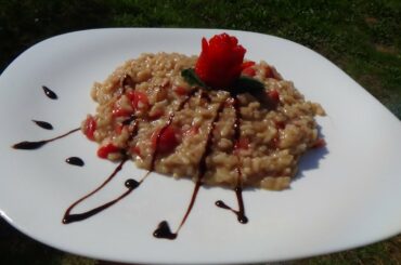 rice with strawberries-risotto alle fragole 🍀VEGETARIAN FAMILY DIARY🍀