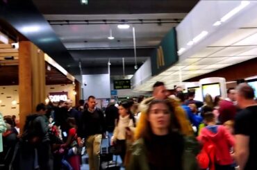 Loitering in Lisbon  Metro to LIS Lisbon Portela Airport  Crowded Terminal Two and Take off  Landing