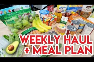 WEEKLY GROCERY HAUL + MEAL PLAN 🤩 SNACK FOOD HAUL AND INSTACART DELIVERY!