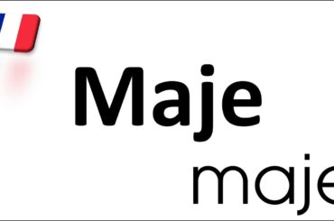 How to Pronounce Maje? (CORRECTLY) French Fashion Brand Pronunciation