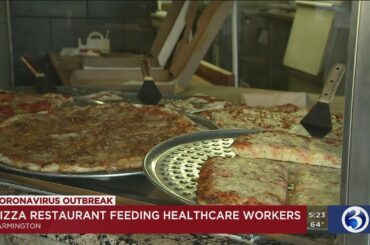 Local pizza restaurant feeding healthcare workers