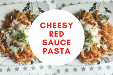 Red Sauce Pasta | Cheesy Pasta Recipe | Fooddiaries