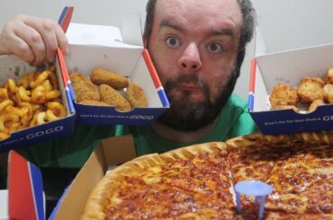 Pizza GoGo UK mukbang