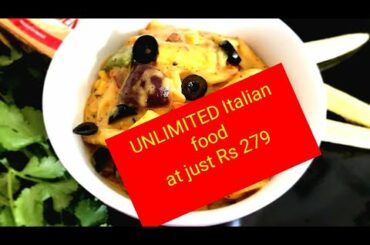 Unlimited Italian food | Unlimited pizza and pasta @Rs 279 only |  Neopolitan pizza thane & mulund |