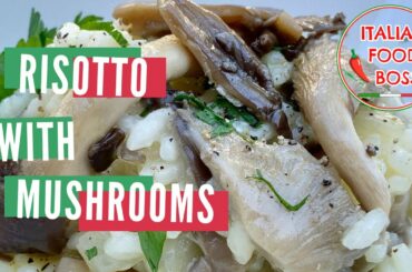 Risotto with mushrooms recipe - Self quarantine and Italian cuisine