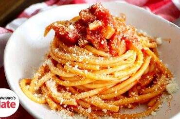 How to Make PASTA AMATRICIANA with Bucatini