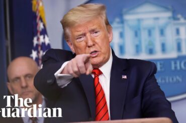 Coronavirus: Donald Trump steps up attacks on China and the media