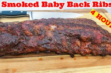 Smoked Baby Back Ribs in the Pit Boss Vertical Pellet Smoker