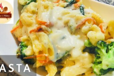 Quick and Easy White Sauce Pasta Recipe | Italian Pasta in Indian Style | Secret Tips Pasta |