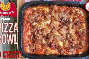Marco's Pizza® ALL MEAT PIZZA BOWL Review! 🍕🥣🤩| NO CRUST!