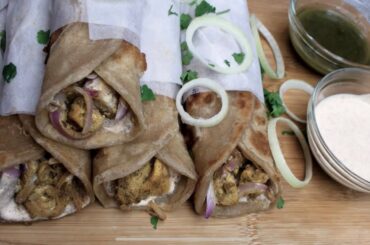 Chicken Chutney Paratha Roll Recipe | Chicken Paratha Roll Recipe | How to make chicken roll at home