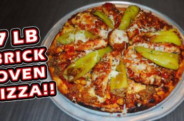 Brick Oven Pizza Challenge w/ Chicken Parm, Pasta, & Stuffed Peppers!!