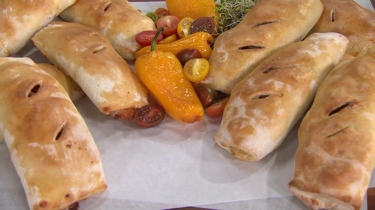 Taste of Italy (10) 6-oz Pepperoni or Beef Steak Stromboli on QVC Taste of Italy (10) 6-oz Pepperoni or Beef Steak Stromboli on QVC