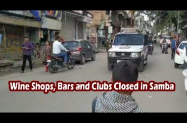 Wine Shops, Bars and Clubs Closed in Samba due to #Coronavirus