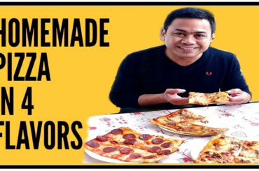 Homemade Pizza in 4 Flavors...