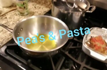 Pea's & Pasta (Sicilian Receipe)