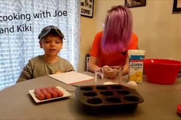 Cooking with Joe and Kiki: Ep:1 Corndogs
