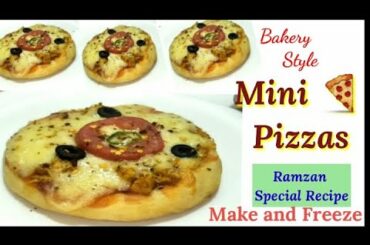 Ramzan Special Mini Pizzas | Freeze Pizzas For Iftar | How to Freeze Pizza