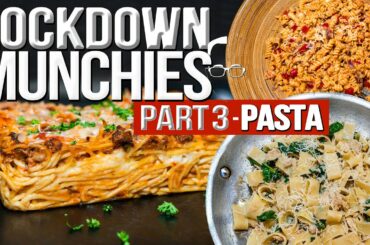 QUARANTINE (LOCKDOWN) MUNCHIES PART 3 - PASTA | SAM THE COOKING GUY 4K