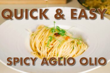 🌶QUICK, EASY & SPICY AGLIO OLIO RECIPE🌶 | Chef Sawarto