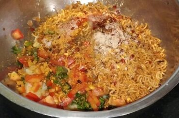 BEST ITALIAN MAGGI BHEL RECIPE EVER