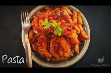 Red Sauce Pasta Recipe | Indian Style Tomato Pasta | पास्ता