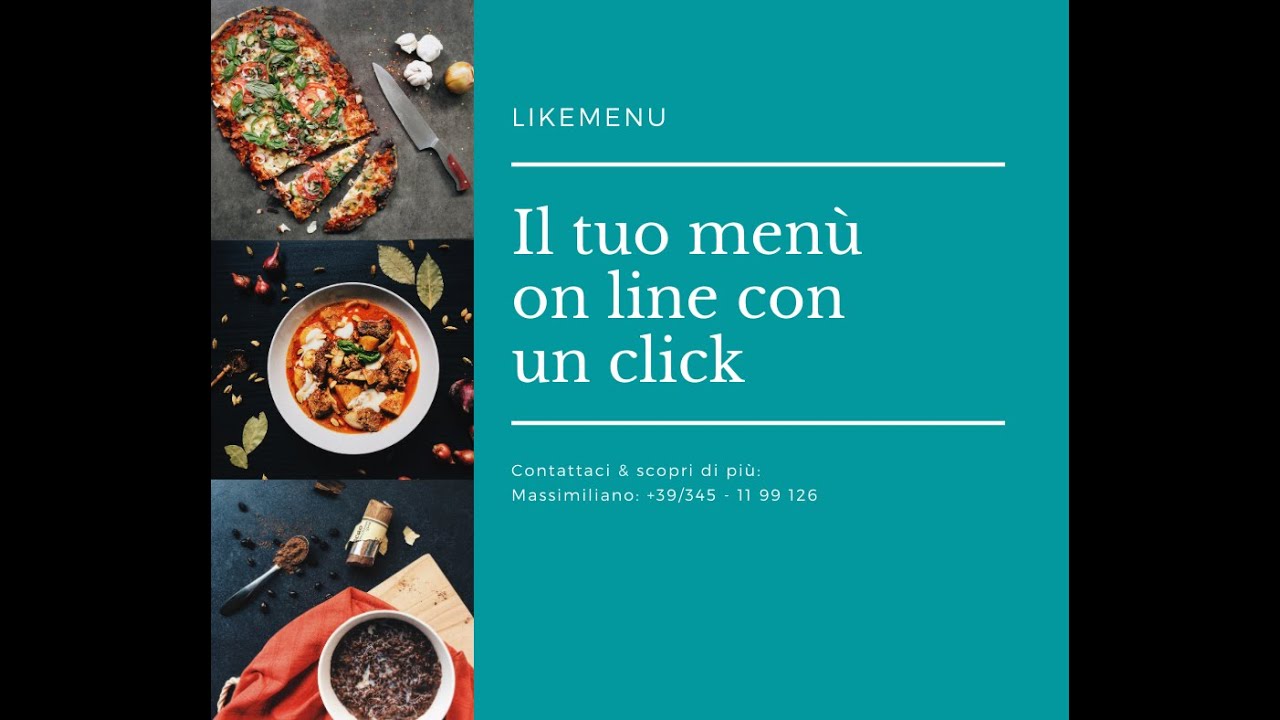 likemenù – il tuo menù on line con un click likemenù - il tuo menù on line con un click