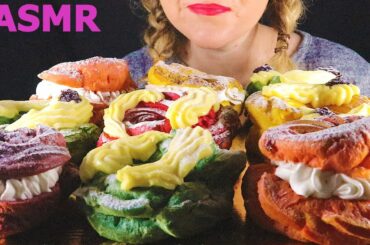 ASMR MUKBANG ITALY ZEPPOLE DI S.GIUSEPPE | REAL EATING SOUND | MARETTAASMR