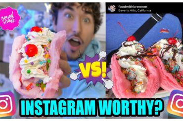 We RECREATED Viral Instagram Food (with NO Recipe...)