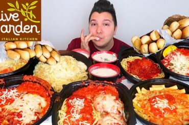 $100 Worth of Olive Garden • MUKBANG