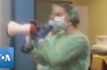 Italian Doctor Lifts Spirits of Coronavirus Patients with Megaphone