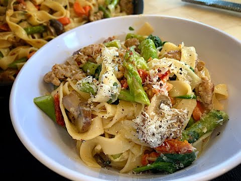 Easy Delicious Vegetable Pasta Recipe | Spring Asparagus | with Gluten Free & Vegetarian Options Easy Delicious Vegetable Pasta Recipe | Spring Asparagus | with Gluten Free & Vegetarian Options