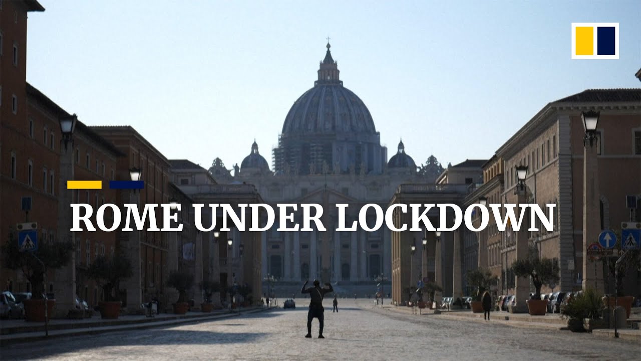 Rome under lockdown: streets deserted, tourist hotspots empty Rome under lockdown: streets deserted, tourist hotspots empty