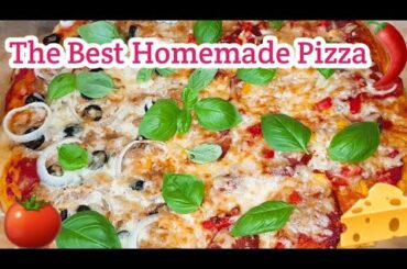 PIZZA RECIPE || How To Make The Best Homemade Pizza || Quick & Easy Pizza Recipe