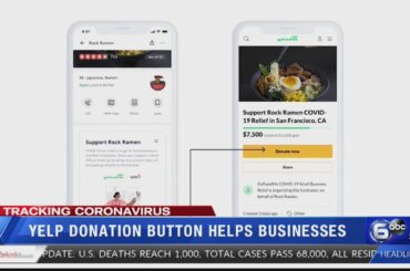 Yelp adds donation button to help local restaurants