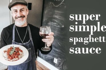 Super Simple Spaghetti Sauce Recipe / with JOE MAXIMIST