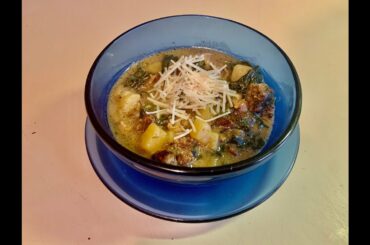 Easy Italian Soup!  Copycat "Zupa Toscana"