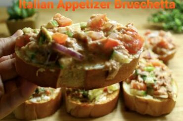 How To Make Italian Style Bruschetta Recipe/ This Is My Homemade Version Bruschetta Recipe