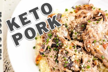 Keto Slow-Roasted Italian Pork (SUPER EASY & LOW-CARB)