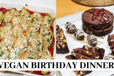 What I Ate Today - Vegan Birthday Dinner In Self-Isolation