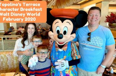 Topolino's Terrace Character Breakfast | Riviera Resort | Walt Disney World | February 2020