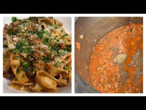Delicious bolognese sauce with tagliatelle | SandyLove Delicious bolognese sauce with tagliatelle | SandyLove