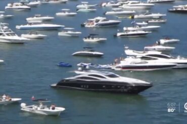 Thousands of boaters hit South Florida waters despite coronavirus concerns