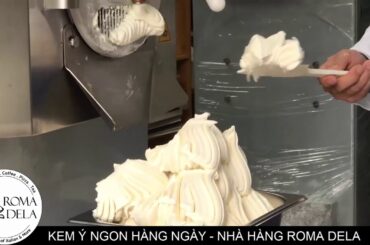 Italian Gelato Making Everyday at Roma Dela Restaurant
