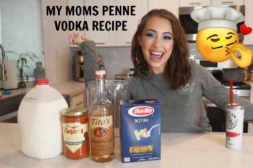 COOKING MY FAVORITE ITALIAN RECIPE... PENNE VODKA