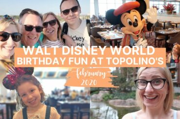 Disney World Day 3 | Birthday Fun - Best breakfast EVER at Topolino's Terrace | Knappily Ever After