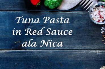 TUNA PASTA IN RED SAUCE
