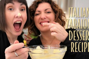 Italian Zabaione or Zabaglione Dessert Recipe - Foodie Sisters in Italy