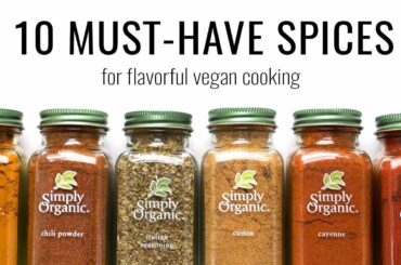 MUST-HAVE SPICES FOR VEGAN COOKING | an inside look at my spice cabinet