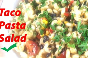 Taco Pasta Salad Recipe with Dressing by Mariette HowToExpo